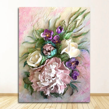 Elegant Scandinavian Flower Canvas Art - InspiredGrabs.com
